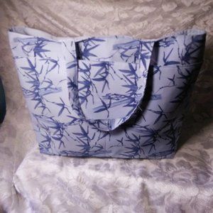 Large handmade fully lined tote bag